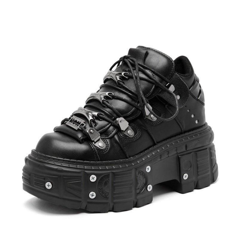 Esprit Rock – Bottines Punk Gothiques à Plateforme