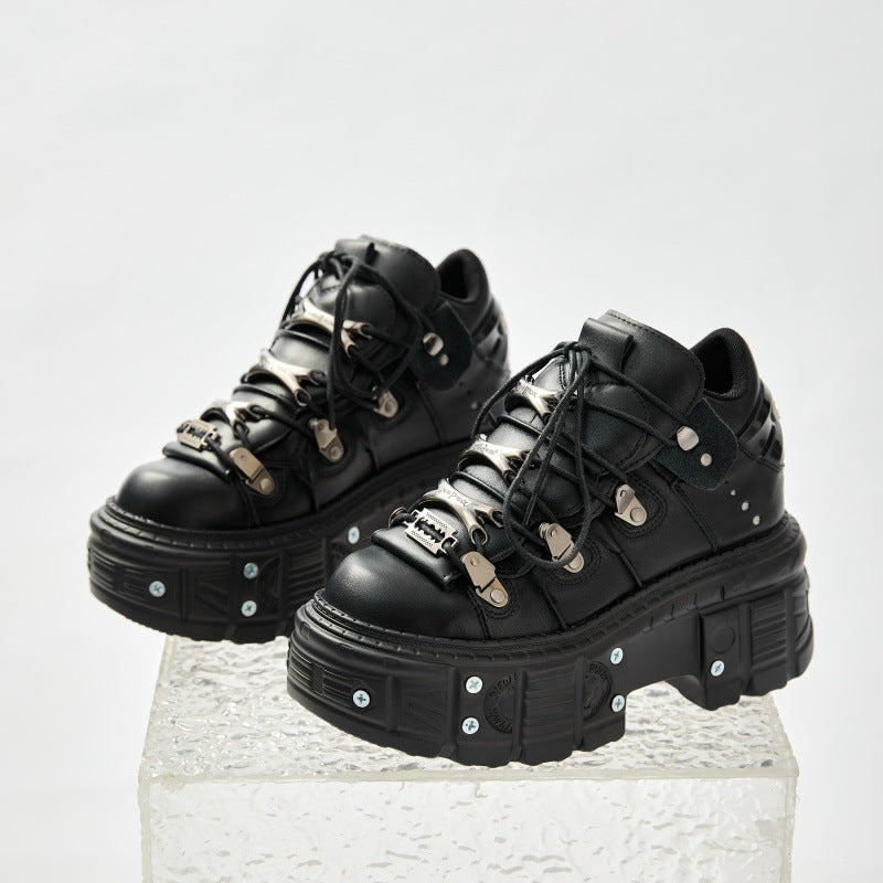 Esprit Rock – Bottines Punk Gothiques à Plateforme