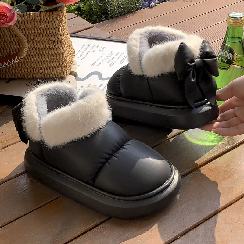 Bottines Fourrées Style Hiver Élégant