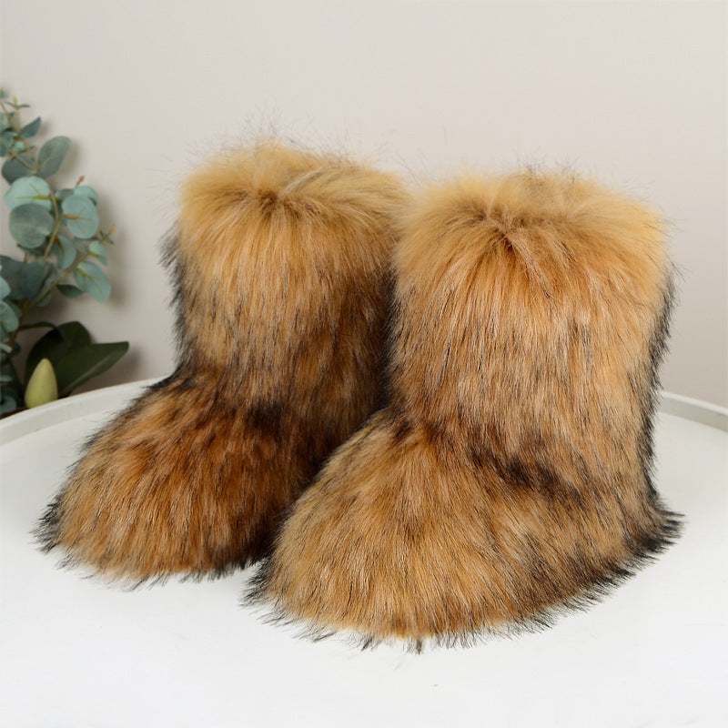 Bottines Courtes Douces d’Hiver