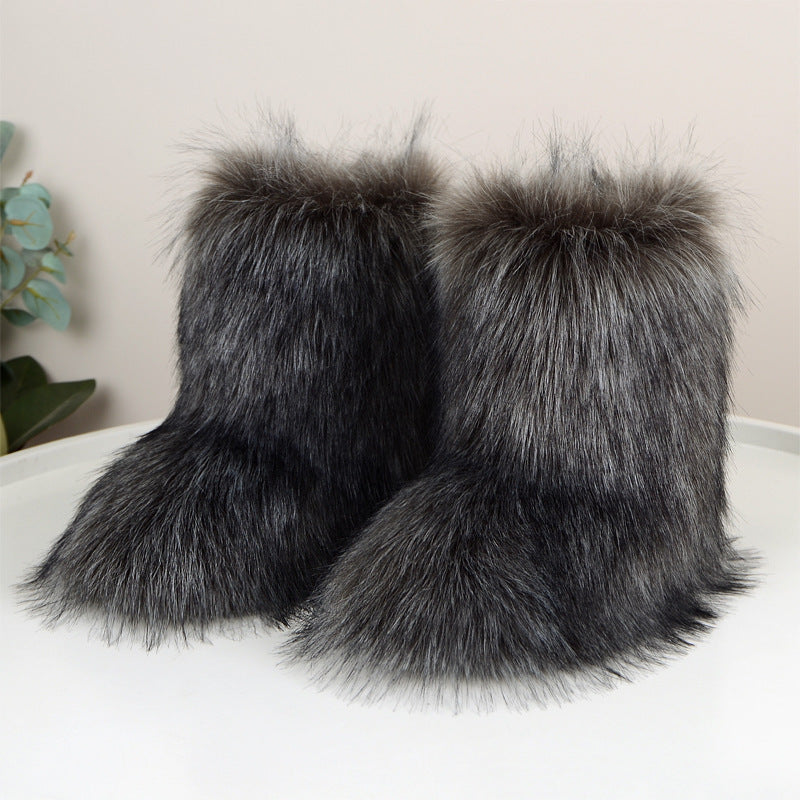 Bottines Courtes Douces d’Hiver