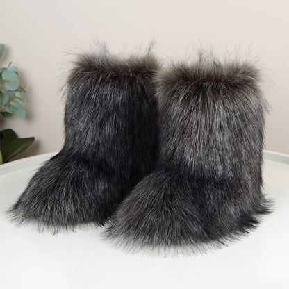 Bottines Courtes Douces d’Hiver