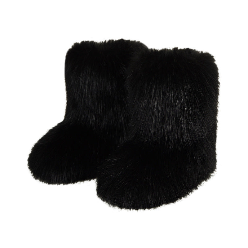 Bottines Courtes Douces d’Hiver