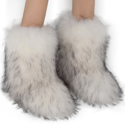 Bottines Courtes Douces d’Hiver