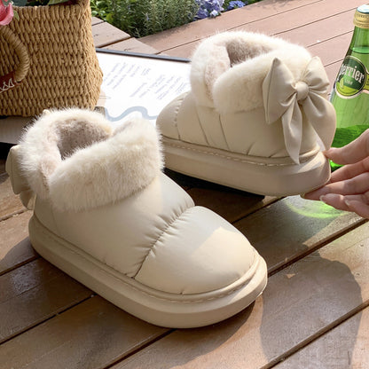 Bottines Fourrées Style Hiver Élégant