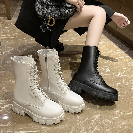 Bottines à Talon Style Martin