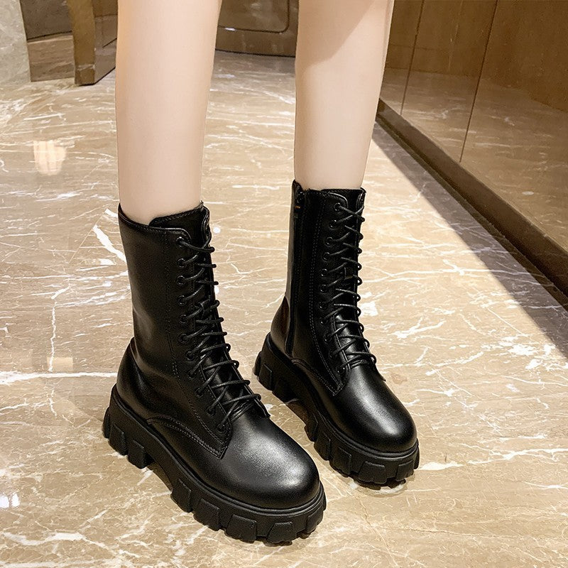Bottines à Talon Style Martin