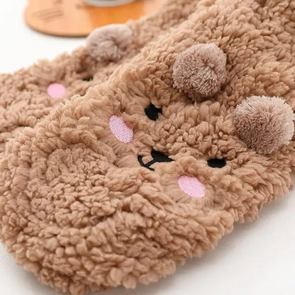 Chaussettes Hiver Douces Antidérapantes