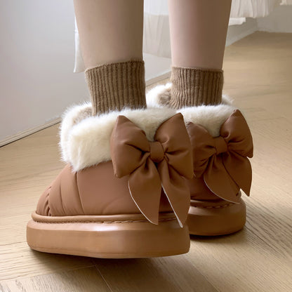 Bottines Fourrées Style Hiver Élégant