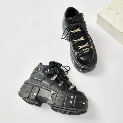 Esprit Rock – Bottines Punk Gothiques à Plateforme