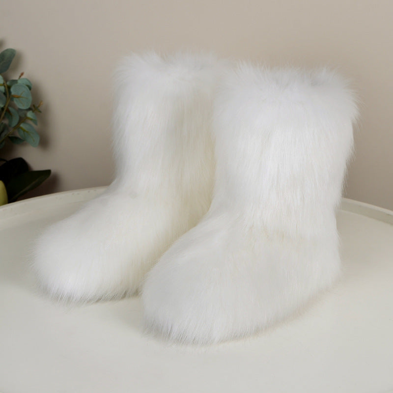 Bottines Courtes Douces d’Hiver