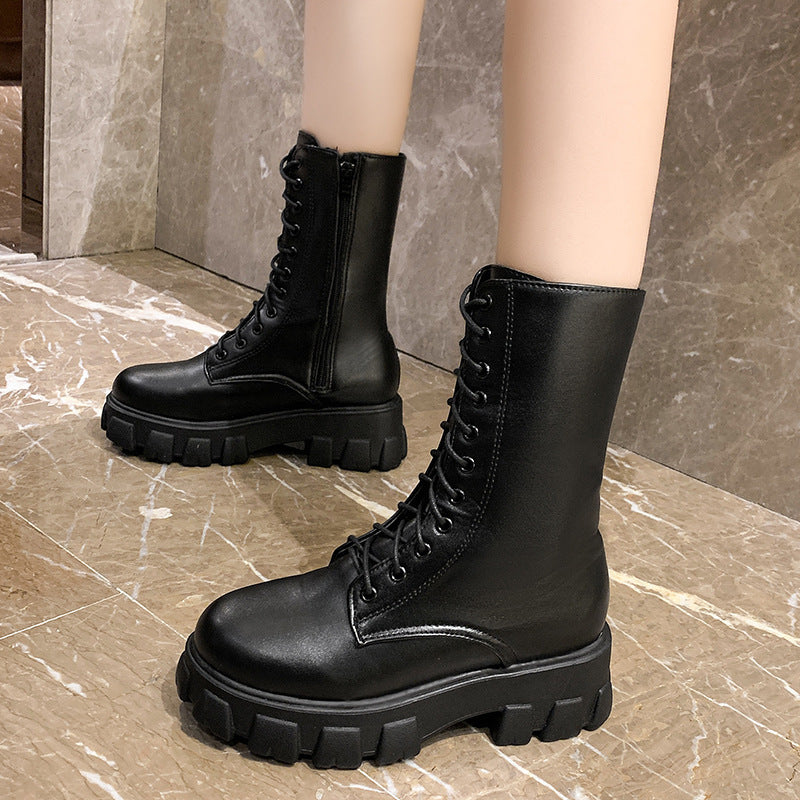 Bottines à Talon Style Martin