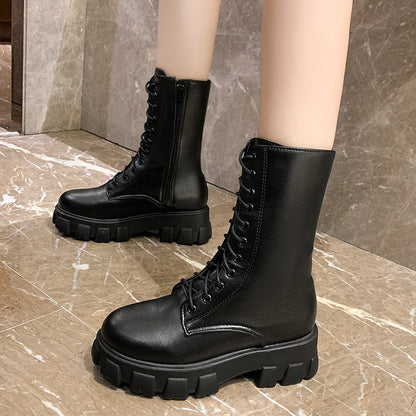 Bottines à Talon Style Martin